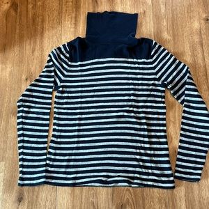 Turtleneck striped sweater